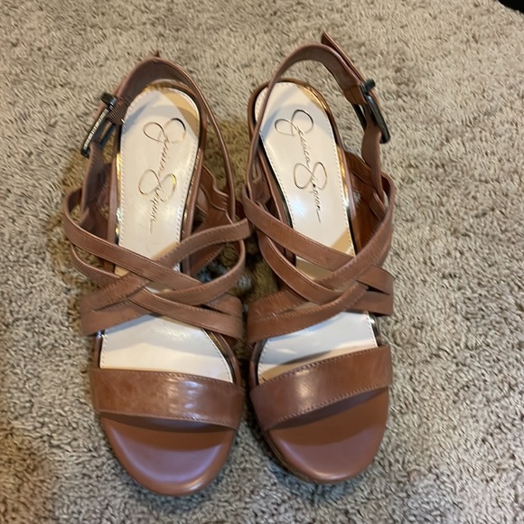 Jessica Simpson Wedge Heels sz 10, never worn - Picture 2 of 3